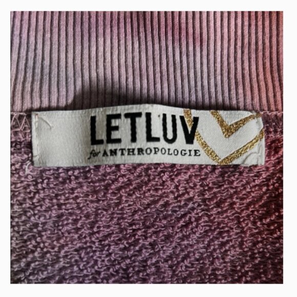 Anthropologie Letluv Tie Dye Zoey‎ Pullover Sweatshirt XS - Picture 11 of 13